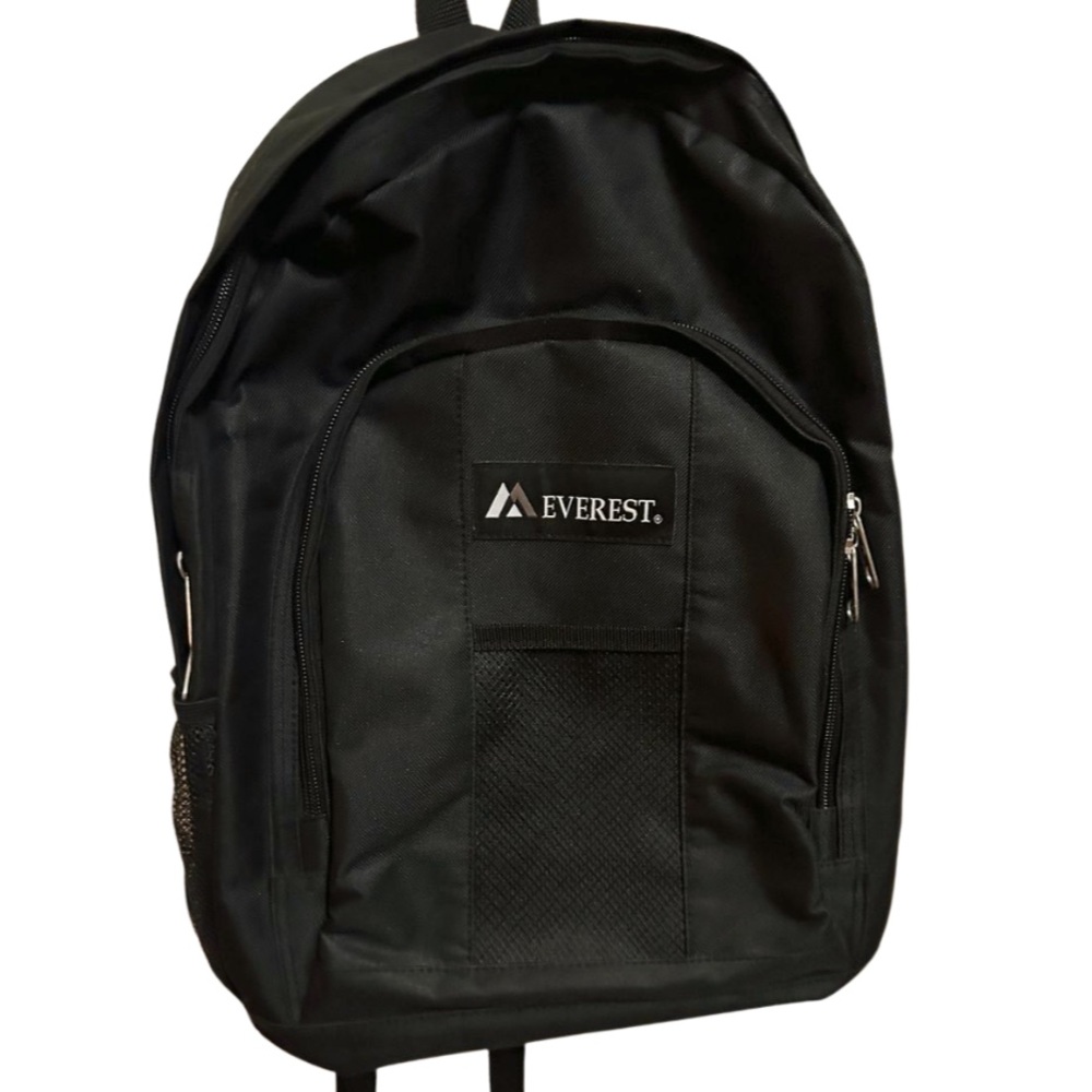 Everest Black Backpack